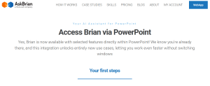 Askbrain.ai, Microsoft PowerPoint add-In, PowerPoint productivity tools, PowerPoint audience engagement, PowerPoint audience engagement