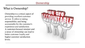 Ownership and accountability