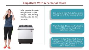 Empathy with a personal touch