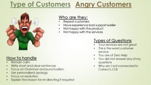 Angry Customers