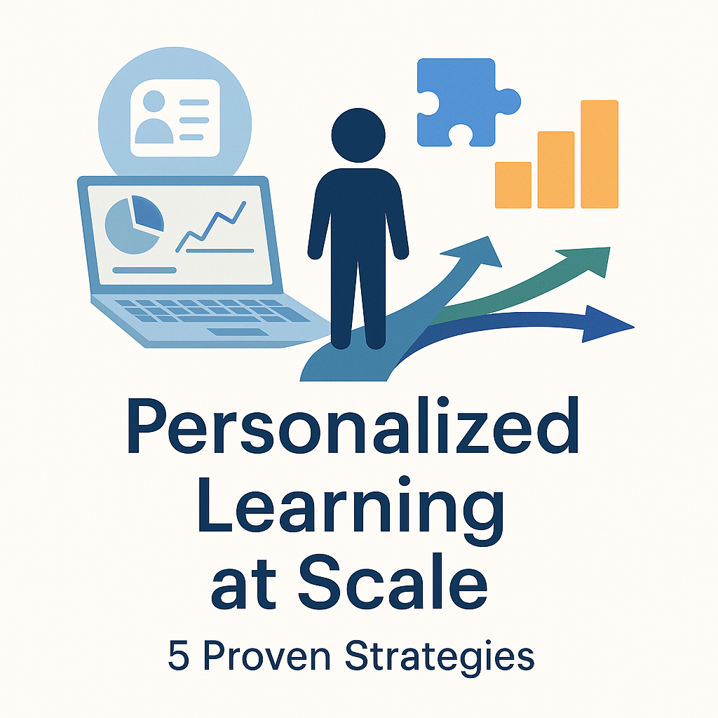 personalized learning at scale, strategies for personalized learning at scale, how to scale personalized learning, implementing personalized learning at scale, challenges of personalized learning at scale