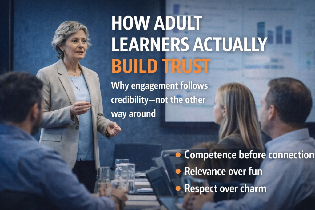How Adult Learners Build Trust