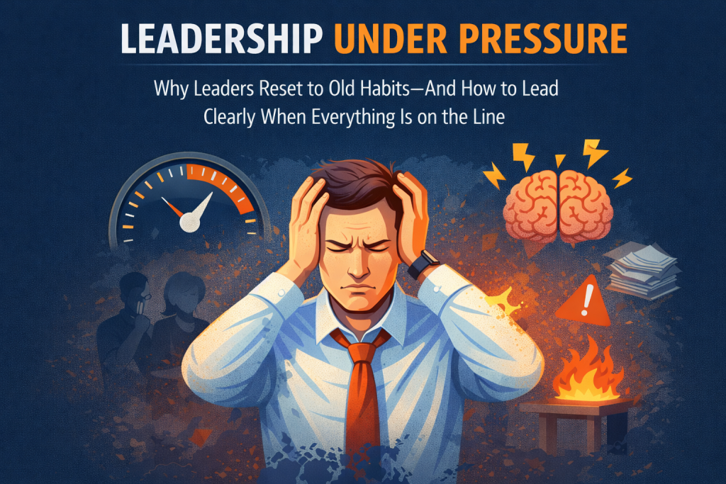 Leadership Behavior: Calm vs Pressure, Cost of Poor Leadership Under Pressure, The Pressure Reset Framework, The Leadership Pressure Threshold Model