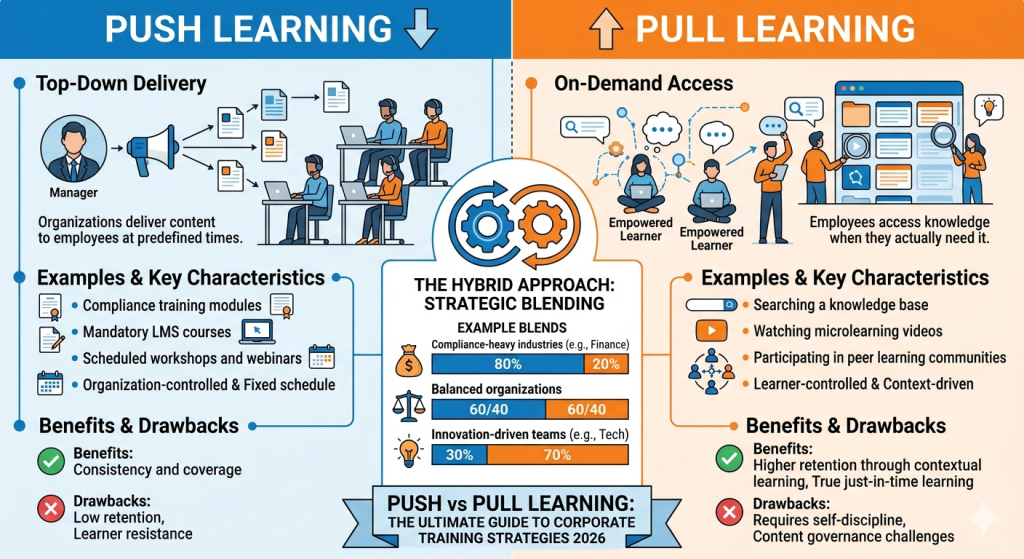 push vs pull learning