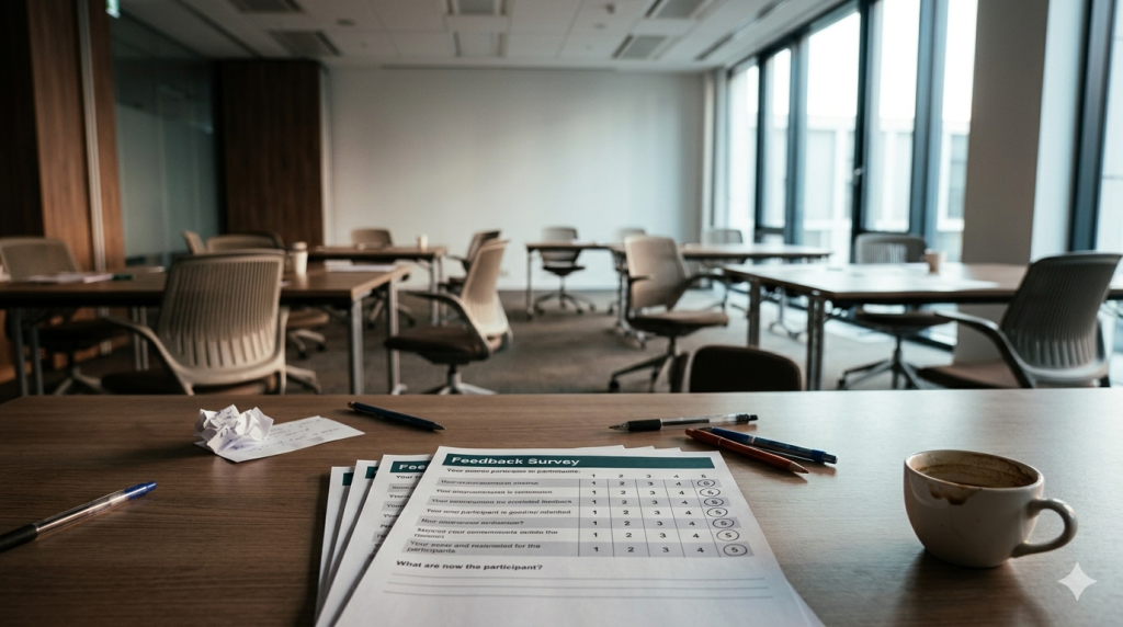 L&D impact measurement, post-training evaluation, Kirkpatrick model, behavior change training, learning transfer, training ROI