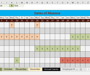 Leave tracker template free download Leave tracker template free download